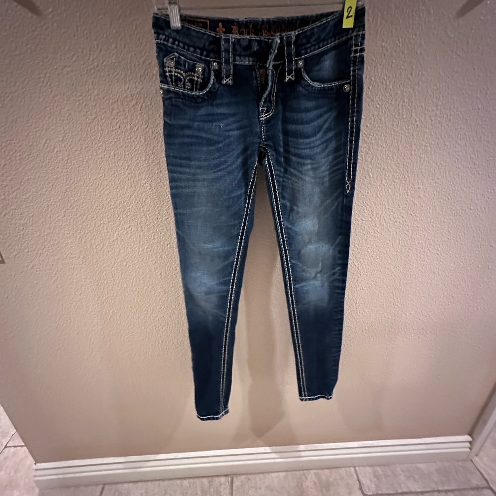 Rock Revival skinny jeans.